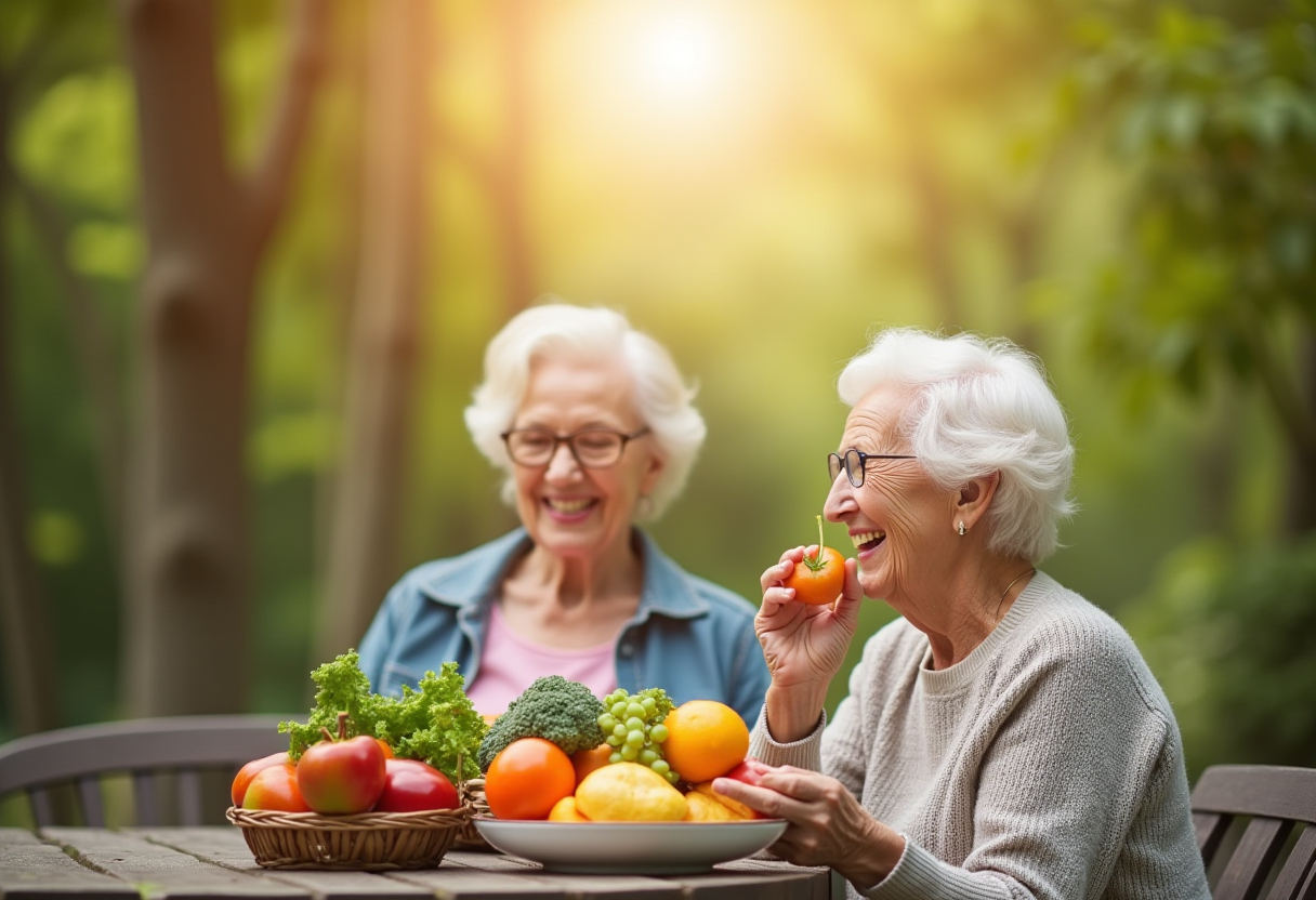 Диетолог консултира възрастен човек